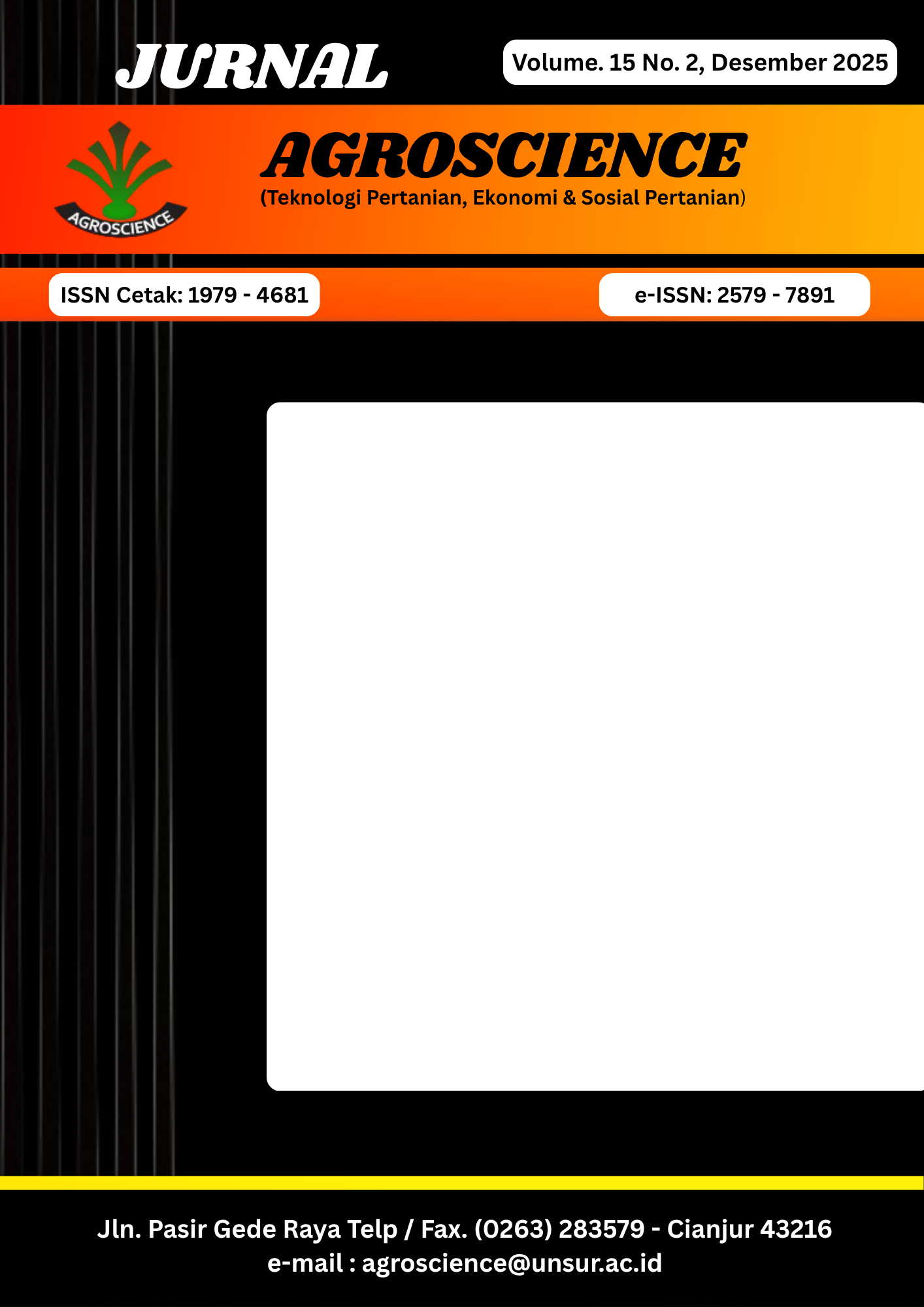 					View Vol. 15 No. 2 (2025): December
				