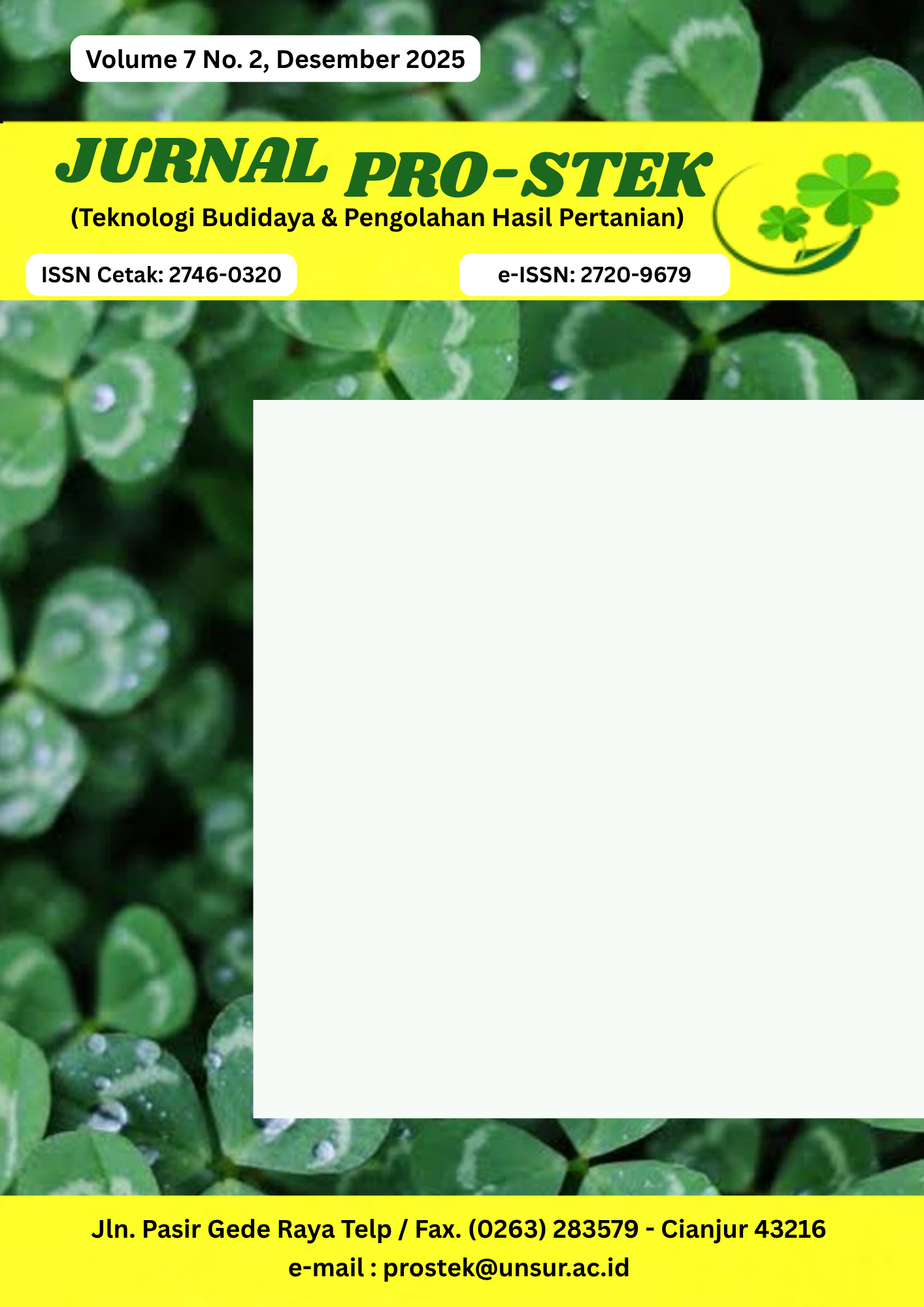 					View Vol. 7 No. 2 (2025): December
				